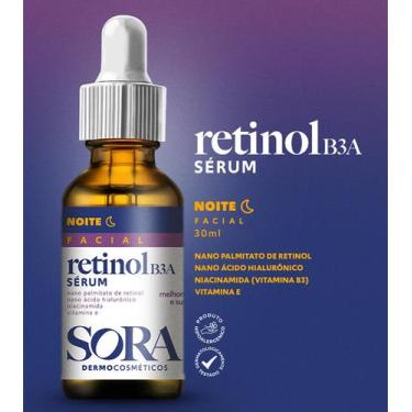 Imagem de Sérum Facial Retinol B3A Sora Dermocosméticos