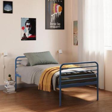 Imagem de Cama Solteiro Infanfil/juvenil Teko Casatema Azul / Álamo