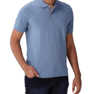 Imagem de Camisa Masculina Social Gola Polo Ogochi Slim Manga Curta Camiseta - O