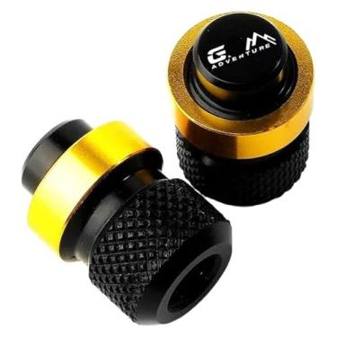 Imagem de Acessórios de motocicleta Tampas de válvula de pneu de roda de alumínio compatíveis com R1250GS R1200GS F850GS F750GS G310GS R1200 1250 GS Adventure GSA(F)