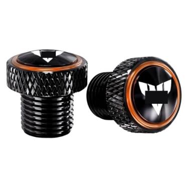 Imagem de BYYINGSUS Acessórios para motocicleta M10*1,25 Tampa de parafusos de furo de espelho traseiro compatível com Y&AMAHA MT07 MT09 MT10 MT15 MT 07 09 10 SP FZ09 FZ07 (laranja-mt)