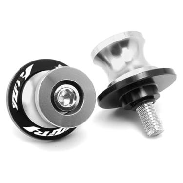 Imagem de BYYINGSUS Acessórios de motocicleta 6 mm CNC bobina de braço oscilante deslizante de parafuso compatível com Y&AMAHA YZF R1 R3 R6 YZFR1 YZFR3 YZFR6 1999-2024 (Yzfr1 prata)