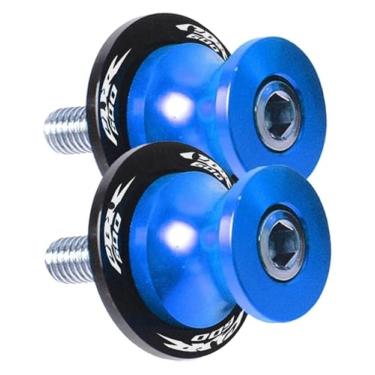 Imagem de Carretéis deslizantes de motocicleta de 8 mm compatíveis com Hornet CBR600 RR CBR600RR CBF600 S 600 CBF 500 2003-2018 (8 mm azul)