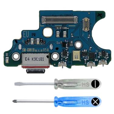 Imagem de Conector de base Mmobiel Power Socket Jack Flex Kabel compatível com Samsung Galaxy S20 SM G980 6,2 polegadas 2020 USB Tipo C 3.0 Fast Qi 15W