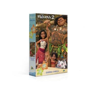 Imagem de Quebra cabeça 100 peças encapado disney moana 2 - toyster 003264