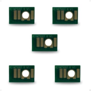 Imagem de Kit 5 Chip Cartucho Toner Compativel Ricoh Imc2000 2500 Bk - ISD