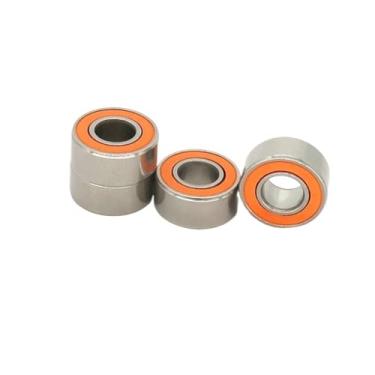 Imagem de 10 peças S685 2RS Rolamento 5x11x5 mm ABEC7 S685 RS Rolamento cerâmico híbrido inoxidável 685 S685C 2RS 5 * 11 * 5 mm Rolamento de esfera de cerâmica