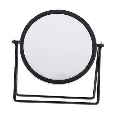 Imagem de Espelho de penteadeira para mesa espelho de cosméticos mesa penteadeira de mesa espelho de maquiagem giratório espelho dourado espelho de maquiagem espelho giratório vidro portátil configuração de