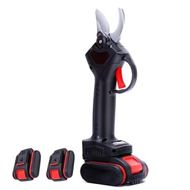 Imagem de Tesouras de poda elétricas, tesouras de poda elétricas com diâmetro de corte de 2,5-3,5 cm, tesouras de poda elétricas profissionais com bateria de 2 x 2,0Ah para poda de jardinagem, vinhas de árvor