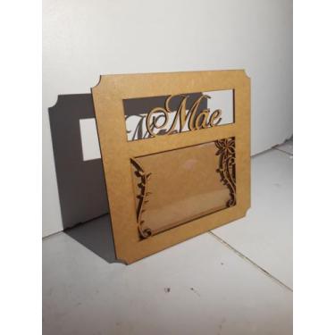 Imagem de Porta retrato com nome mãe - MDF