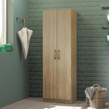 Imagem de Armário Utilitário Organizador 2 Portas Noce Carraro - Móveis Carraro