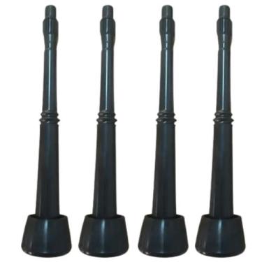 Imagem de Kit 4 Teteira Borracha Insuflador Ordenha Universal 9,5mm 1 E 2 Anéis 