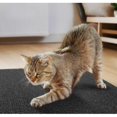 Imagem de Arranhador Adesivo Premium: Sofá, Cama e Móveis Para Gato - Protetor Pet (CINZA CHUMBO,200X50cm)