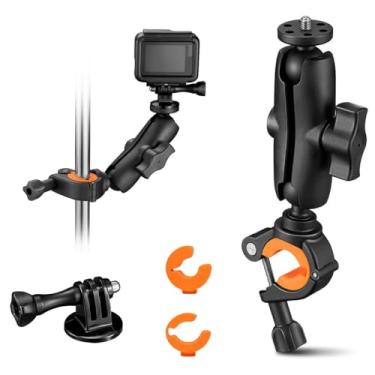 Imagem de Suporte de Guidão 360° + Adaptador para Câmeras GoPro e Similares