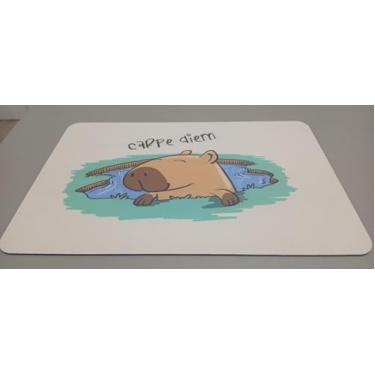 Imagem de Kapazi Tapete de Banheiro Super Splash Carpe Diem, Antiderrapante, 40 x 60 cm