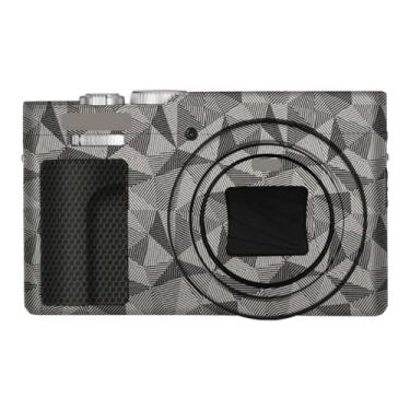 Imagem de ZS99 Adesivo de capa de câmera antiarranhões para Panasonic Lumix ZS99 Adesivos de película protetora de câmera (titânio triangular)