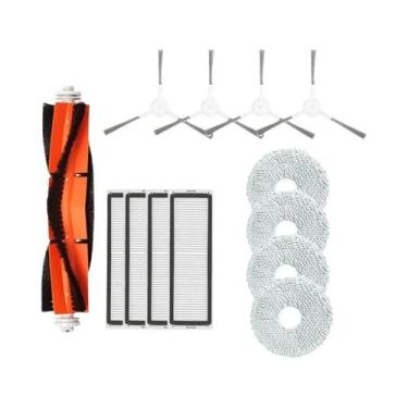 Imagem de Peças para Robô Aspirador Xiaomi S10 Plus/B105 - Escova, Filtro HEPA e