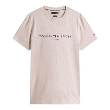 Imagem de Camiseta Tommy Hilfiger Logo Tee Masculina Azul-Masculino