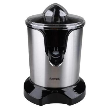Imagem de Espremedor de Frutas AES350 Amvox Preto 127V, 110V, Inox