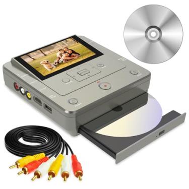 Imagem de Conversor de VHS para DVD, gravador de DVD para TV, videocassete, filmadora, fita, leitor para dispositivo USB, cartão SD, HDD, smartphone WiFi para DVD, USB, SD, cópia HDD, conversor digital de