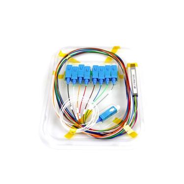 Imagem de Cabo Optico Splitter Evus Plc 1x8 Sc- Upc 1m G657a1