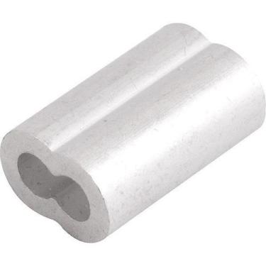 Imagem de Prensa cabos em alumínio p/ cabos aço 3/32" c/ 100 pç Vonder