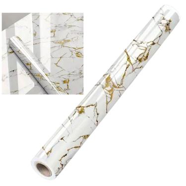 Imagem de Papel de Parede Adesivo Autocolante Flexivel Marmore Envelopamento Moveis Obra Reforma Cozinha Banheiro Parede