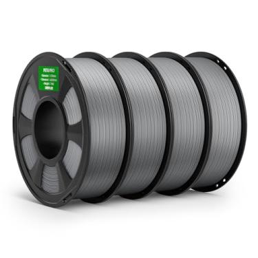Imagem de DEEPLEE Filamento PETG PRO 1,75 mm cinza 4 kg, filamentos de impressora 3D PETG de 1,75 mm maior resistência e resistência ao clima, adequado para a maioria das impressoras 3D FDM