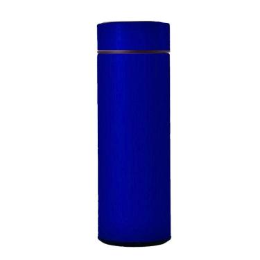 Imagem de Garrafa Térmica Inox 500ml Quente Frio Tampa Azul Nº7