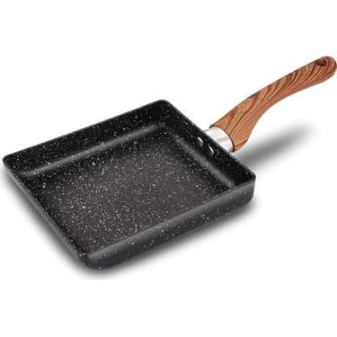Imagem de Frigideira Japonesa Tamagoyaki Quadrada Antiaderente – Omeleteira, Tapioqueira e Panquequeira para Fogão a Gás, Elétrico e Indução (SORTIDA)