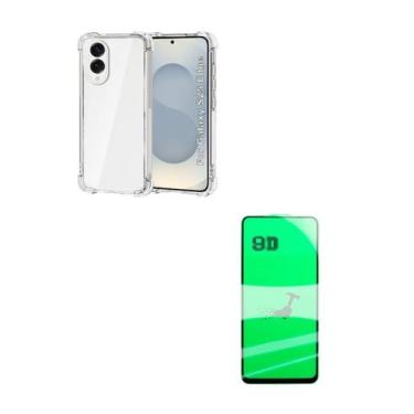 Imagem de Capinha Anti Impactos + Película de Cerâmica 9D Samsung Galaxy S25 EDG