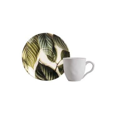 Imagem de Conjunto com 6 Xícaras De Chá Orgânico 170ml com 6 Pires Bio Éden