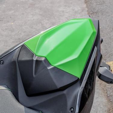 Imagem de Capa de proteção para assento traseiro de motocicleta compatível com Ninja 500 Z500 2024 2025 Carenagem de assento solo de passageiro traseiro, verde