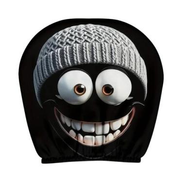 Imagem de Capas De Apoio De Cabeça De Personagem De Desenho Animado Sorridente E