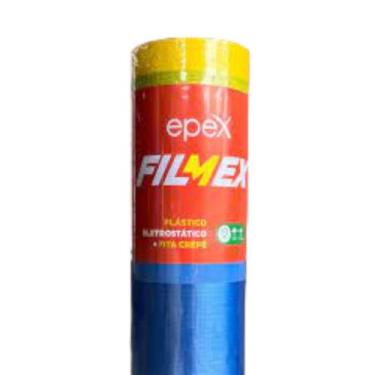Imagem de Filme Elestrotático C/ Fita Crepe P/ Mascaramento Medidas: Tamanho:1,5