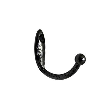 Imagem de Kit c/3 Ganchos Cabideiro Decorado G Metal para Pendurar e Parafusos -