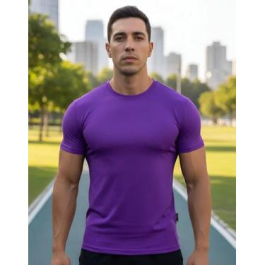 Imagem de Camiseta Dry Fit Qualidade Premium Proteção UV50 - Rac, Lilás, G1