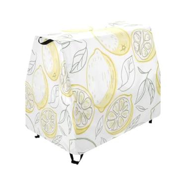 Imagem de Qilmy Sketch Lemons Kids Water Table Cover, Duty Waterproof Patio Table Covers for Outdoor Toddler Splash Tables, UV Resistant & Dustproof Play Table Protector, Cover Only