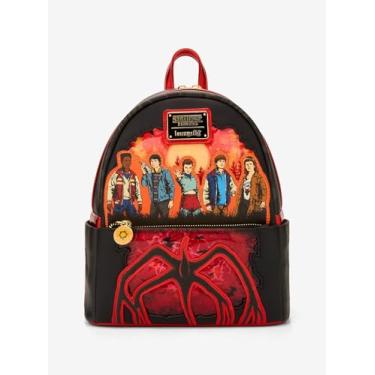 Imagem de Loungefly Stranger Things Group Portrait Light-Up Mini Backpack - BoxLunch Exclusive