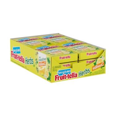 Imagem de FRUITTELLA, Bala, Herbs, Com Vitamina C, Sabor de Limão & Ervas - 25,2g | 12 Unidades