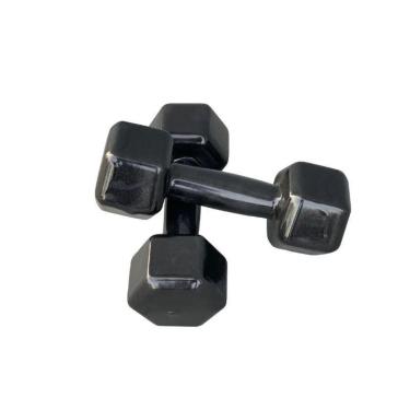 Imagem de Par de Halter Sextavado Emborrachado 6kg-Unissex