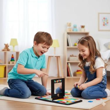 Imagem de Jogo de Tabuleiro Cubo Mágico Educativo Raciocínio e Pensamento Lógico