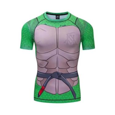 Imagem de Camiseta Fitness 3D Goku Masculina Para Verão, Taekwondo, BJJ, Academi