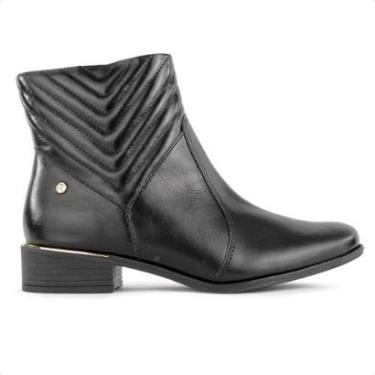 Imagem de Bota Ramarim Cano Curto Salto Médio Feminina-Feminino