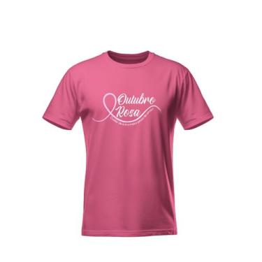 Imagem de Camiseta Campanha Outubro Rosa 100% Algodão Premium - Sete Sete, Rosa,