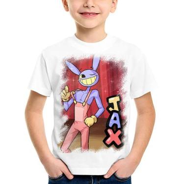Imagem de Camiseta Infantil Digital Circus Personagens Pomni e Jax - Balisarts, 