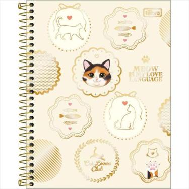 Imagem de Caderno Tilibra college 1M purrfect cats 60 folhas