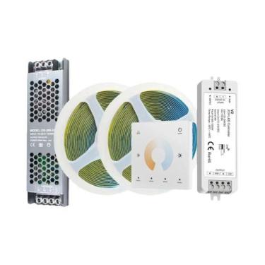 Imagem de Fita De LED COB Flexível 5M 10M 20M 24V Regulável CCT 2700K-6500K Com 