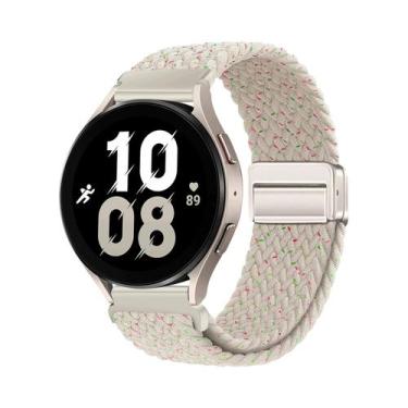 Imagem de Pulseira Magnética De Nylon De 20mm 22mm Para Samsung Galaxy Watch 7/6