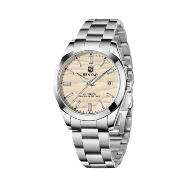 Imagem de Relógio Mecânico Automático Masculino BENYAR 40MM Em Aço Inoxidável 31